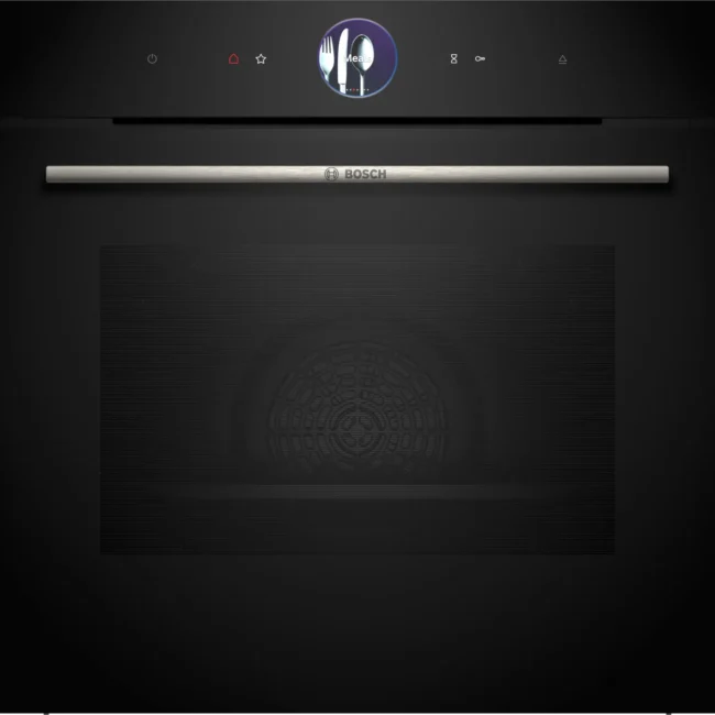 Four encastrable Bosch Série 8 avec fonction vapeur 60 x 60 cm Noir HRG7764B1