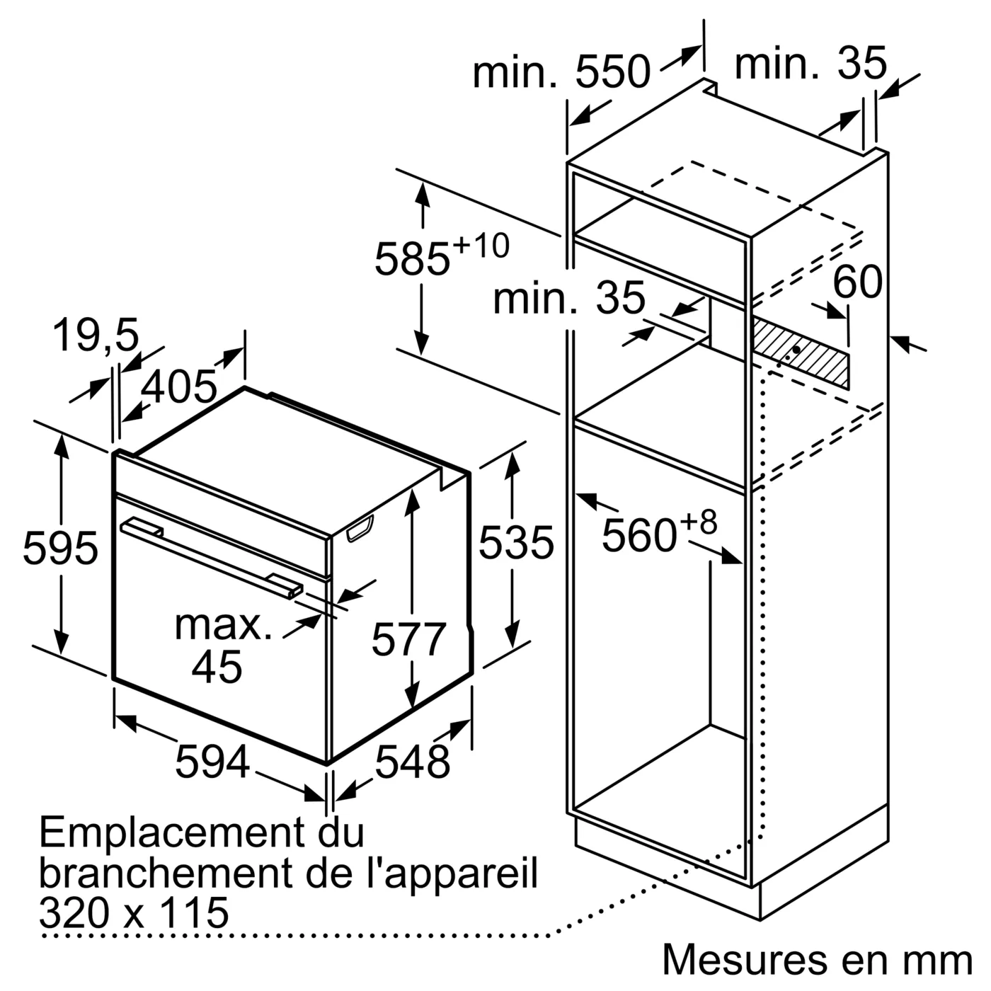 Four encastrable Bosch Série 8 60 x 60 cm Noir HBG7741B1F - الصورة 14
