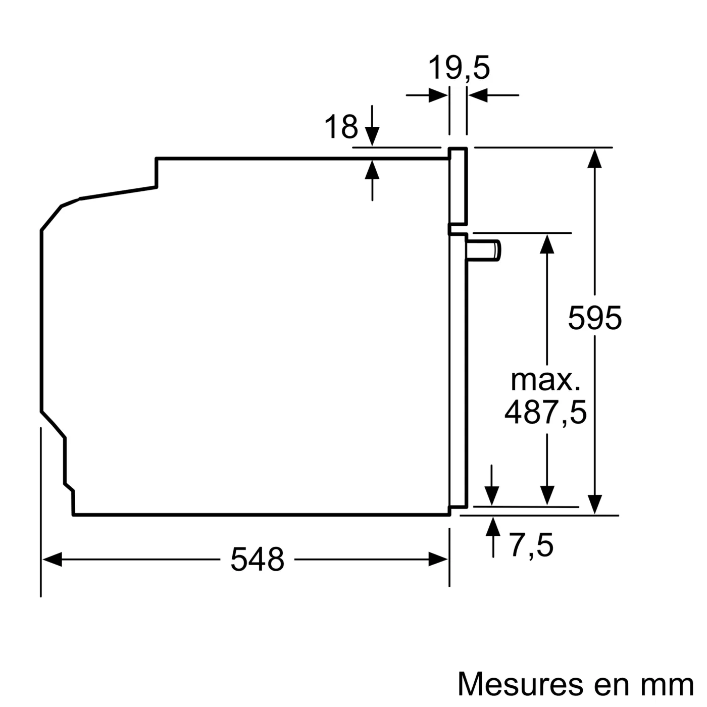 Four encastrable Bosch Série 8 60 x 60 cm Noir HBG7241B1 - الصورة 13